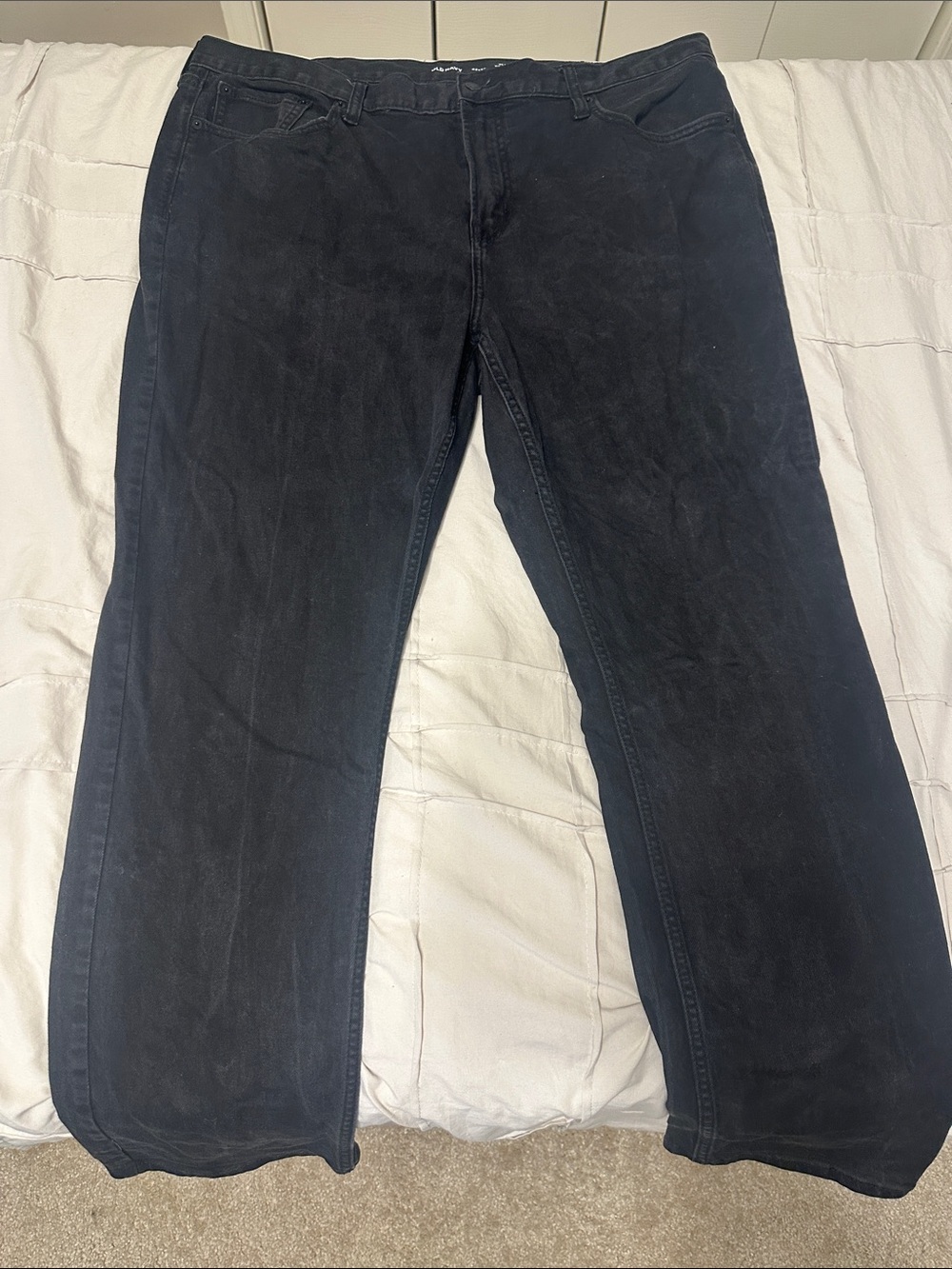 Old Navy Black Slim Straight Jeans